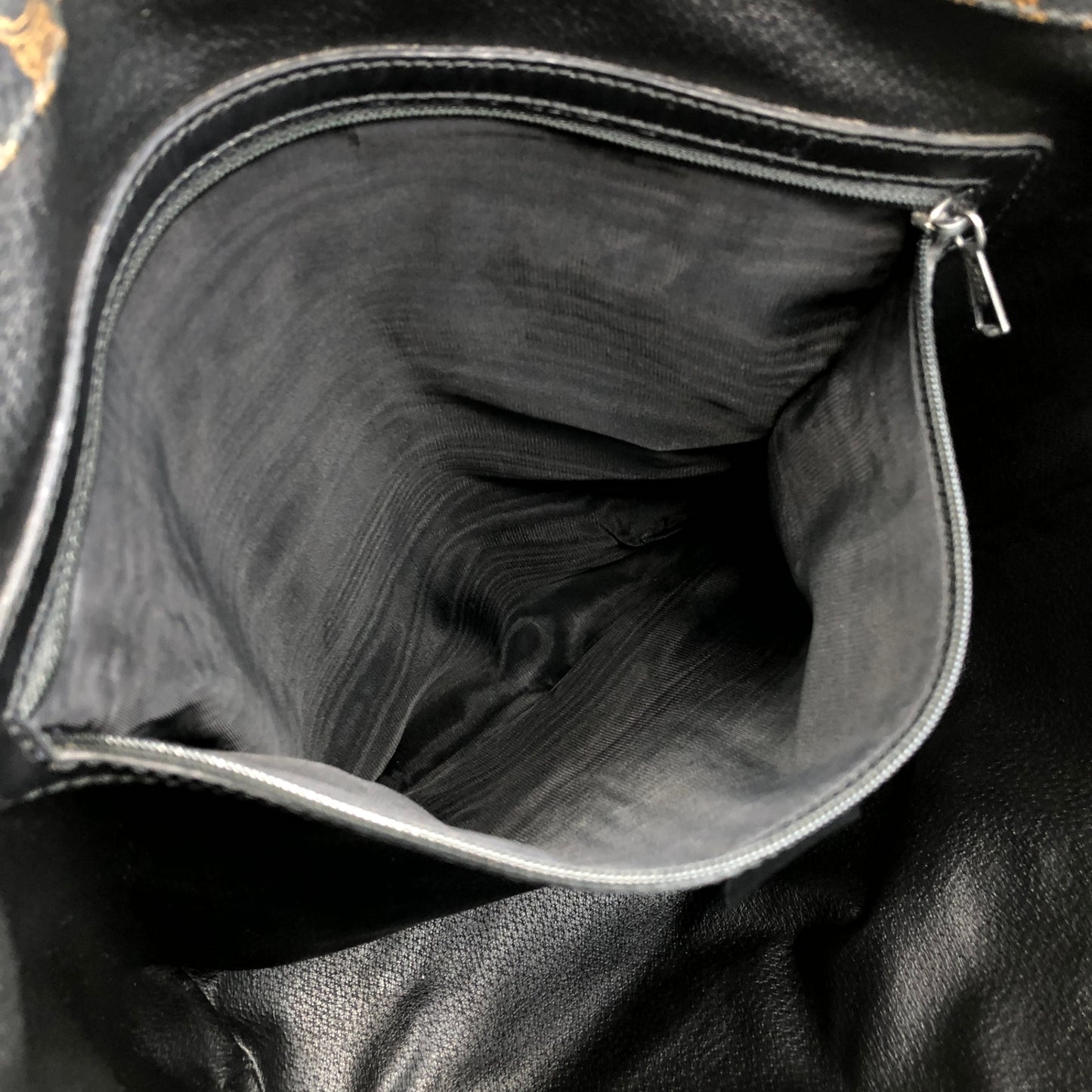 CELINE Macadam Blason Shoulder bag Totebag Black Vintage kxsx5u