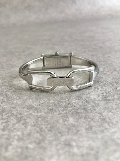 GUCCI Quartz Watch Silver 1500L Vintage fw2gpp