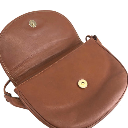 CELINE Blason Round Shoulder bag Brown Vintage krviby