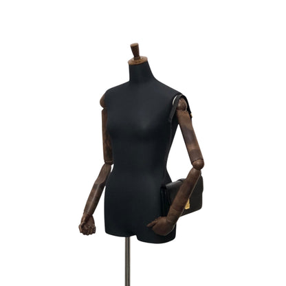 CELINE Horse Carriage Shoulder bag Black Vintage nwv32c