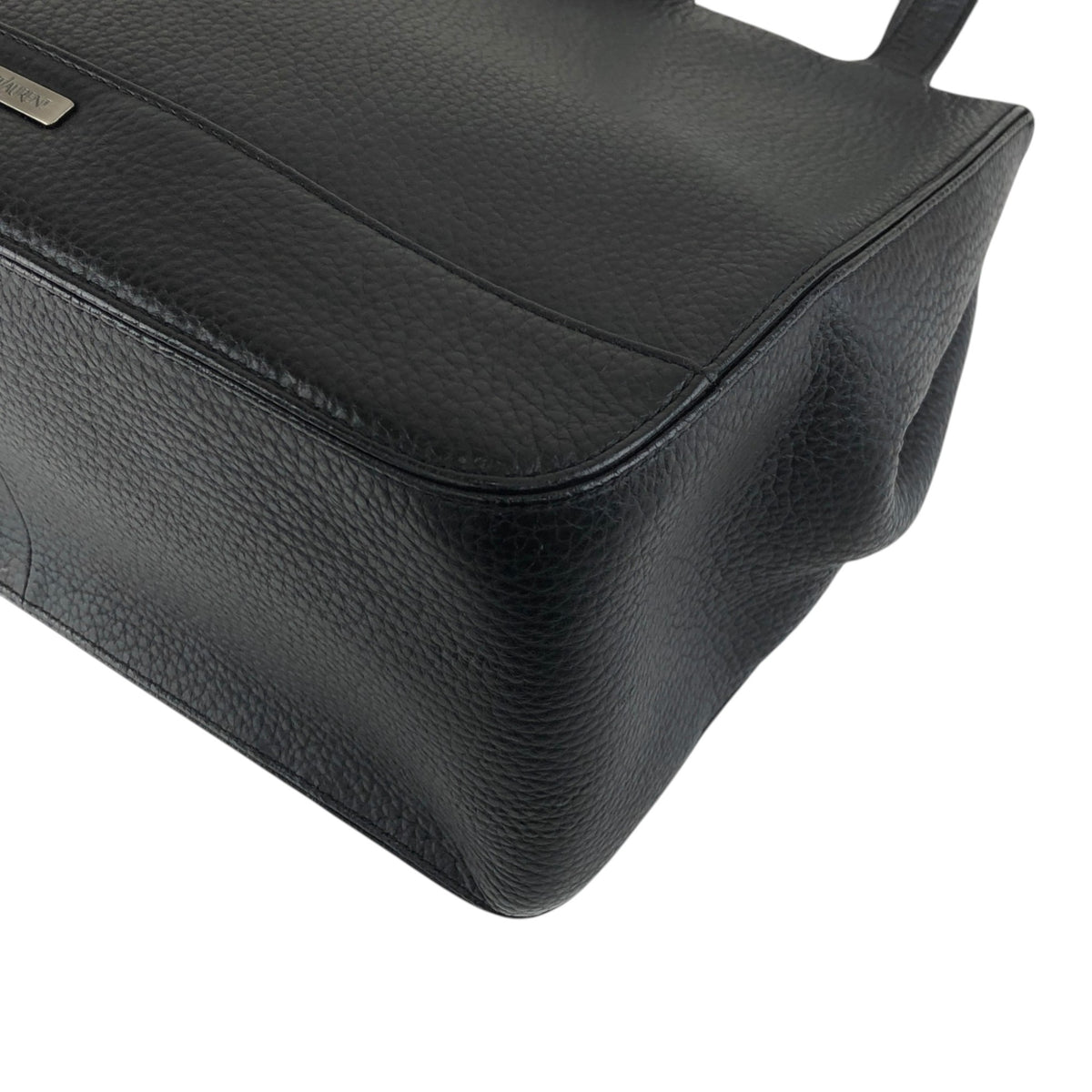 Yves Saint Laurent Logo Handbag Black Vintage zcepw5