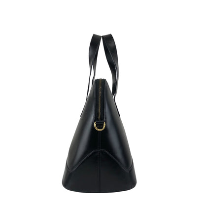 CELINE Two-way Handbag Shoulder bag Black Vintage 4ntwjy
