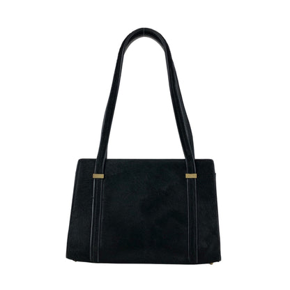 GUCCI Metal Clasp Totebag Black Vintage mzwmr5