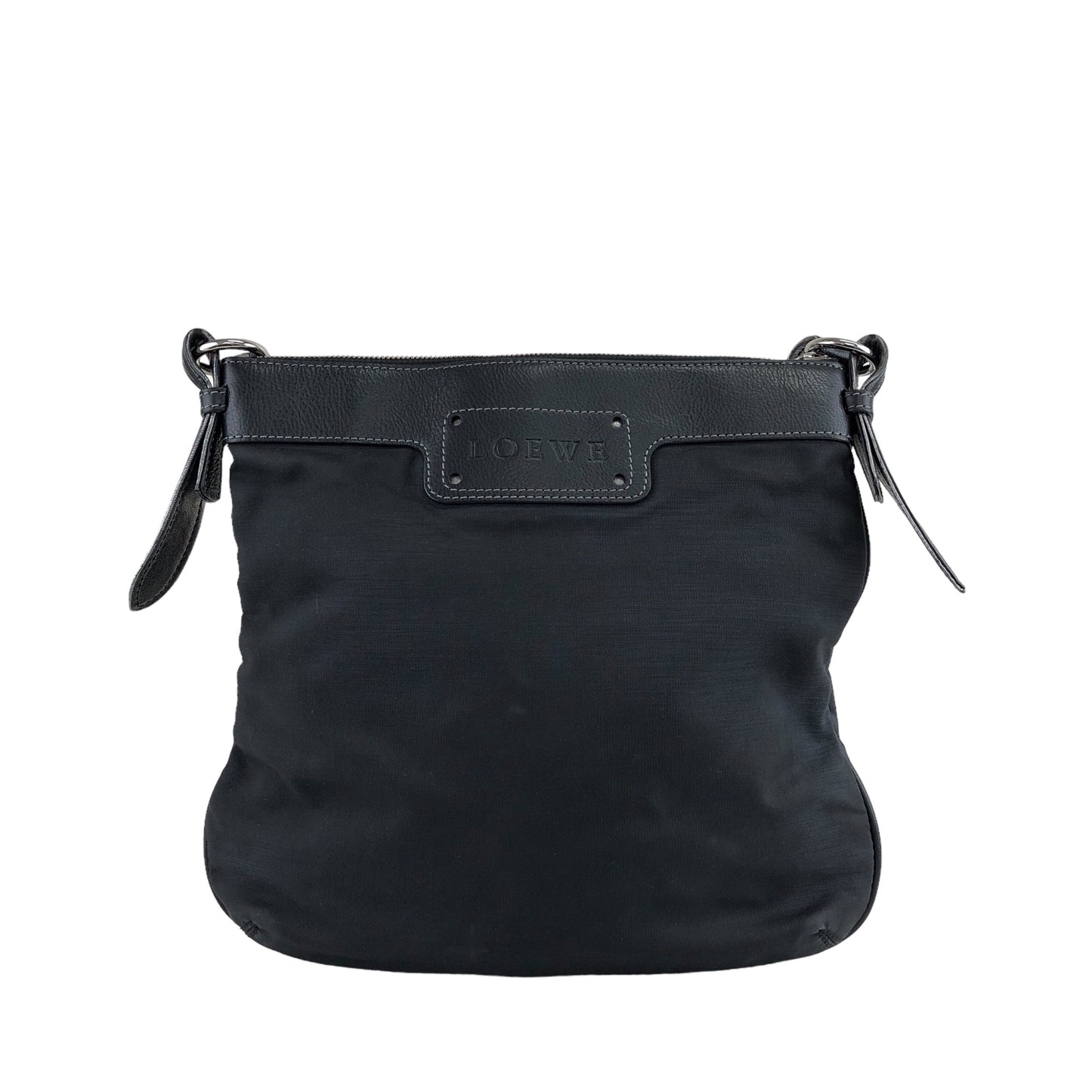 LOEWE Anagram Shoulder bag Black Vintage x724pv