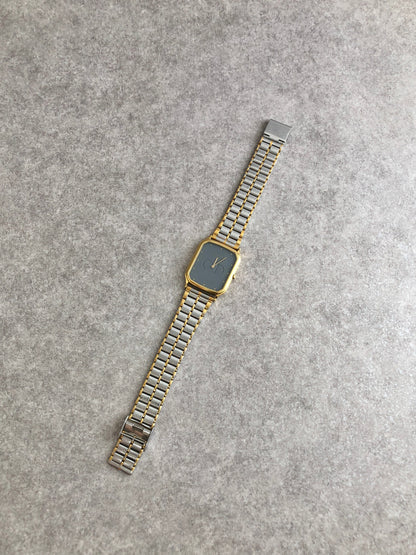 Christian Dior Quartz Watch Gold×Silver 41.12.01 Vintage 6gfb2c