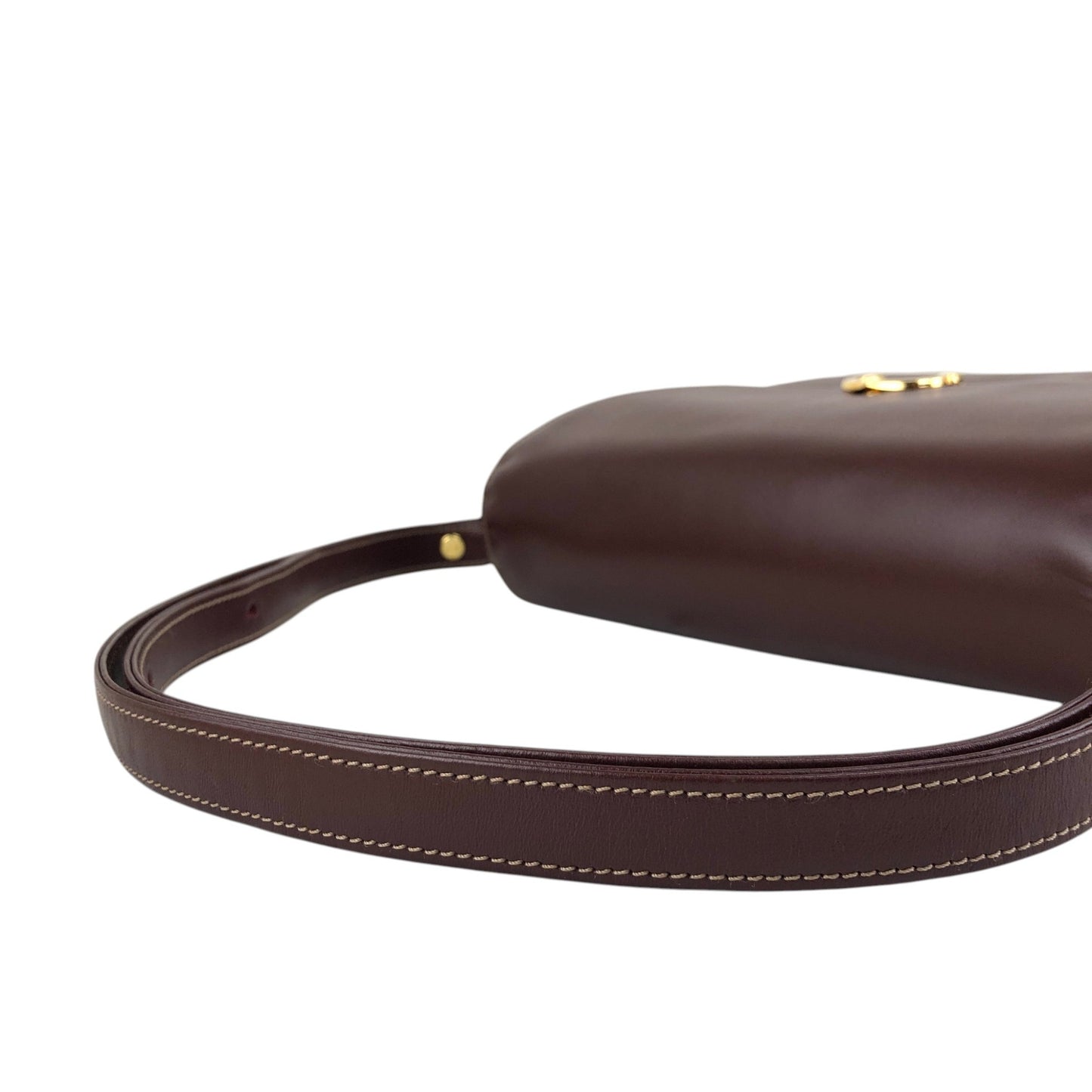 Cartier Horse Bit Shoulder bag Bordeaux Vintage ff8ayd