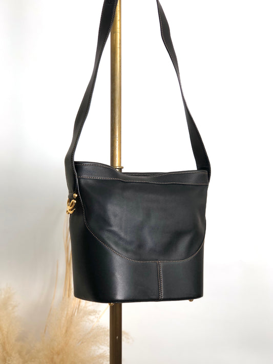 LOEWE Charm Shoulder bag Black Vintage zkuvfd