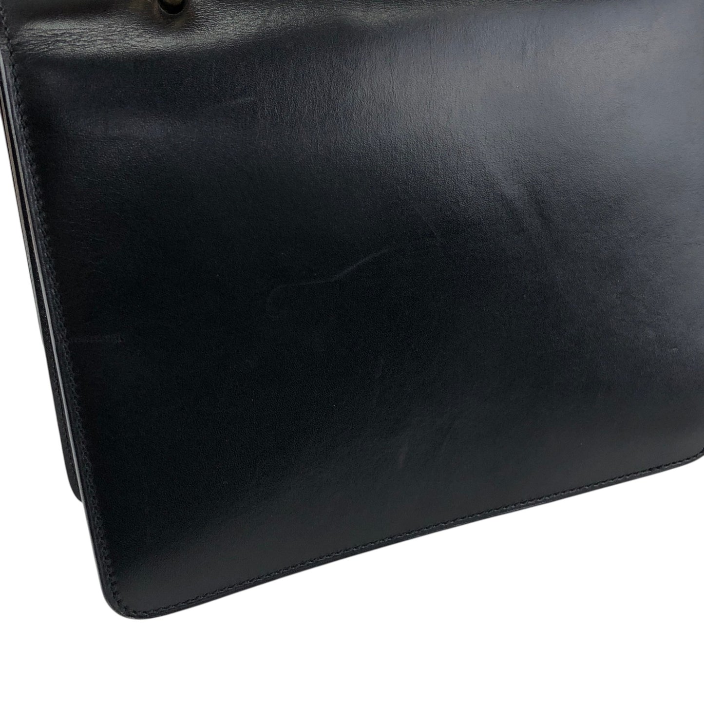CELINE Gancini Handbag Black Vintage pvi8pi