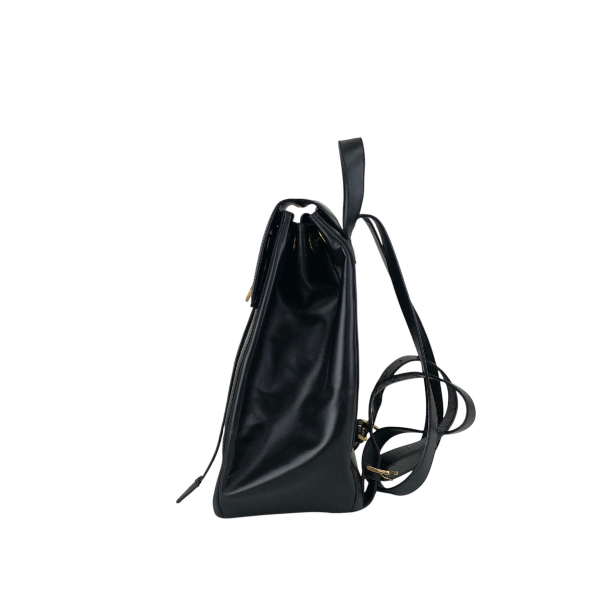 CELINE Gancini Backpack Black Vintage 6s3thv