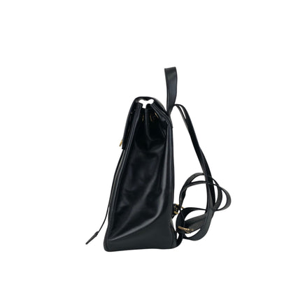 CELINE Gancini Backpack Black Vintage 6s3thv