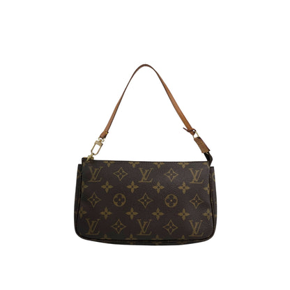 LOUIS VUITTON Monogram Small Shoulder bag Brown Vintage mmy3za