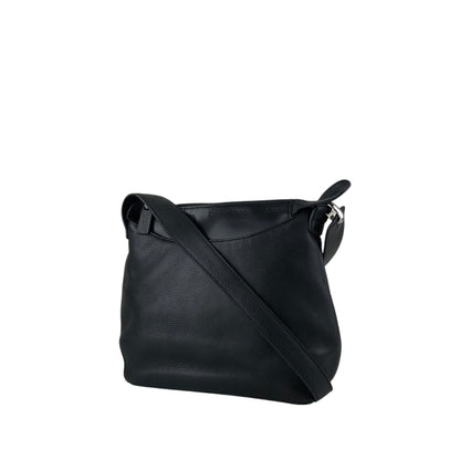 LOEWE Anagram Shoulder bag Black Vintage sxpusg