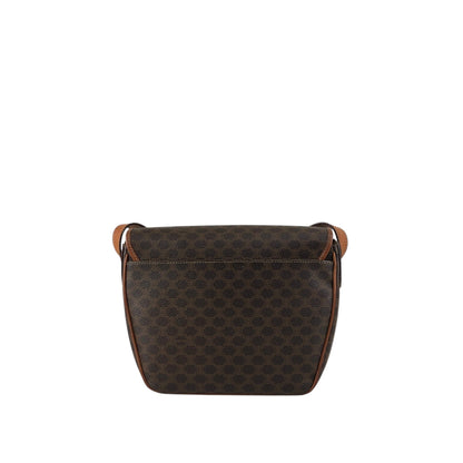 CELINE Macadam Blason Shoulder bag Brown Vintage ug57i6