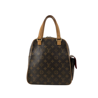 LOUIS VUITTON Monogram Handbag Brown M51161 Vintage bfxwva