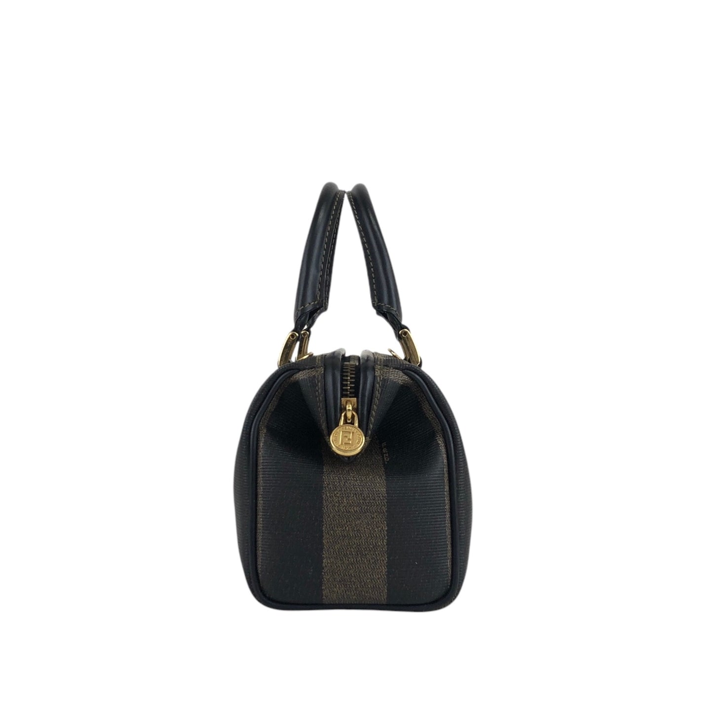 FENDI Pecan Two-way Small Handbag Shoulder bag Black Vintage pca6y8