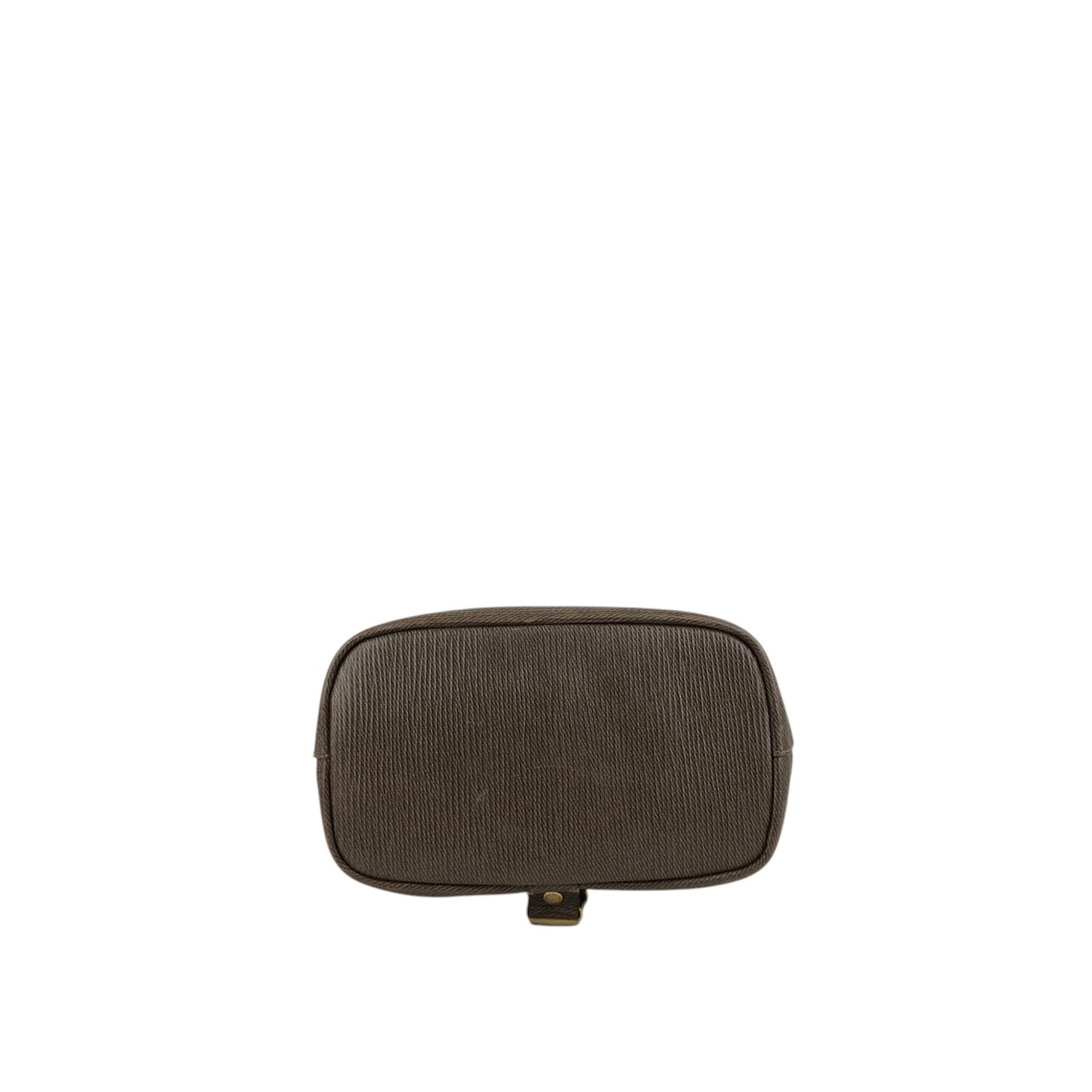 FENDI Logo  Drawstring Shoulder bag Brown Vintage z6vszr