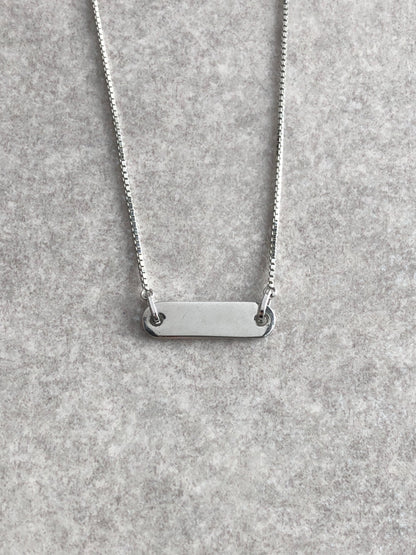 Christian Dior Logo Motif Necklace Silver Vintage tjgg7s