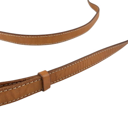 CELINE Macadam Horseshoe Small Shoulder bag Beige Vintage myw6bv
