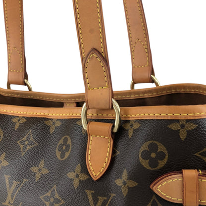 LOUIS VUITTON Monogram Handbag Batignolles Horizontal M51154 Totebag Brown Vintage f7etm4