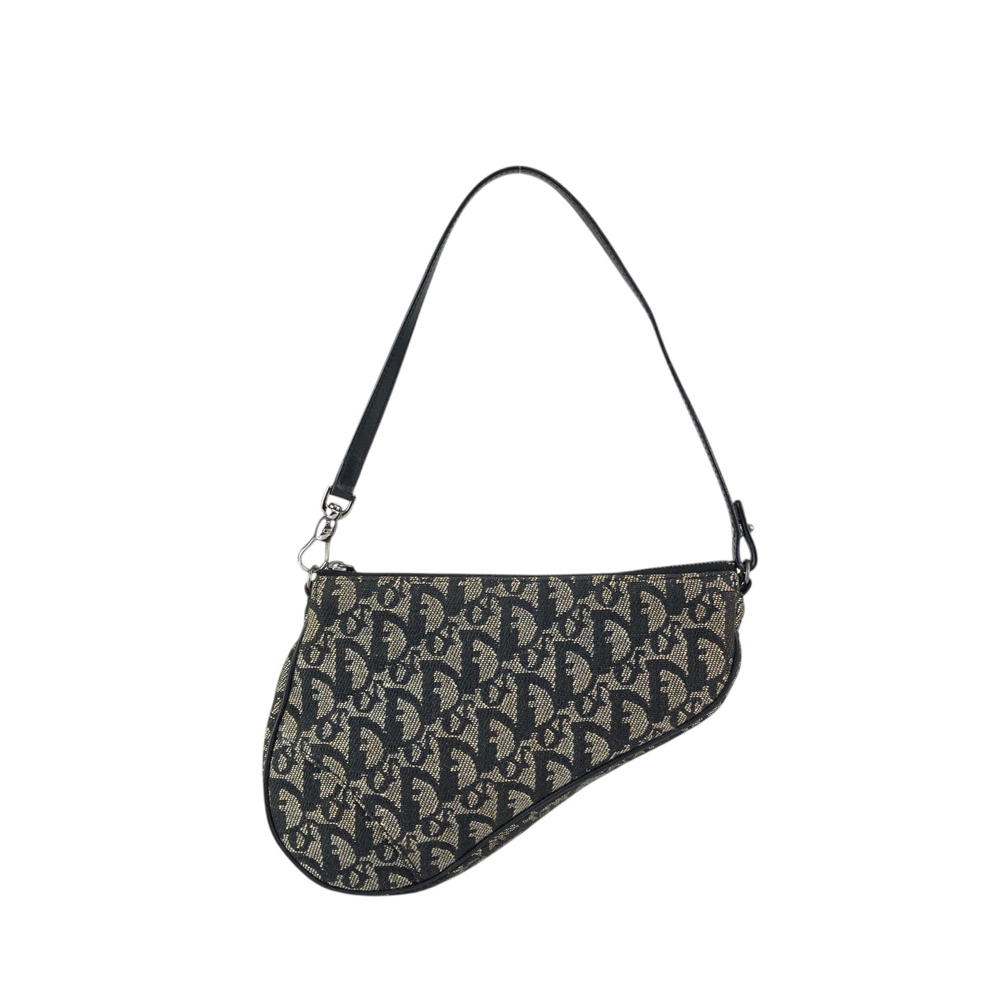 Christian Dior Trotter Shoulder bag Black Vintage gszuxb