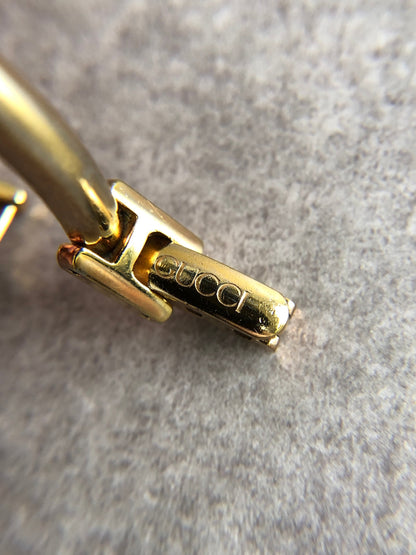 GUCCI Logo Bangle Watch Gold Vintage dsanww