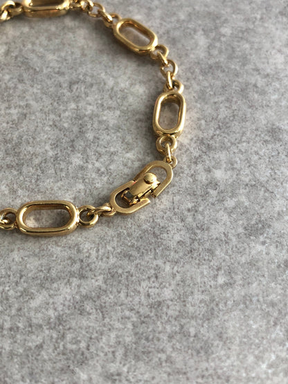 Christian Dior CD Logo Bracelet Gold Vintage y4mdib