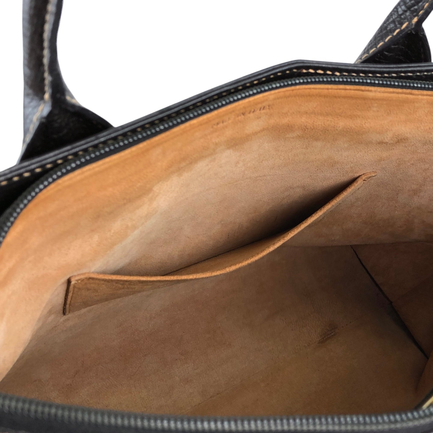 LOEWE Logo Embossed Two-way Handbag Totebag Black Vintage pfe4su