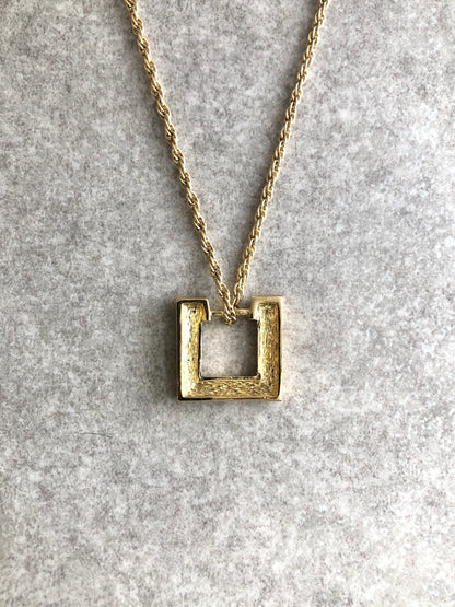 Christian Dior Necklace Earrings Gold Vintage yjh2cr