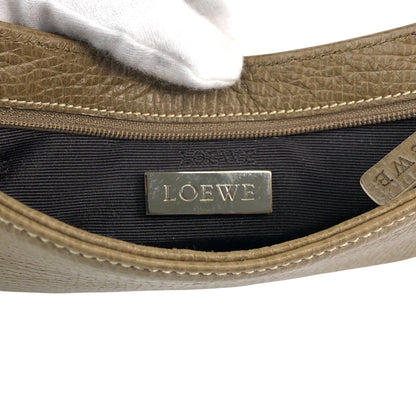 LOEWE Logo Embossed Handbag Brown Vintage p88ju4