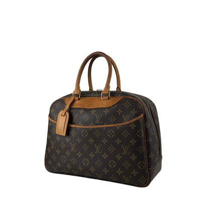 LOUIS VUITTON Monogram Handbag Brown Vintage bwp3ix