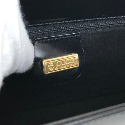 GUCCI Horse Bit Clutch bag Black Vintage x3kdug