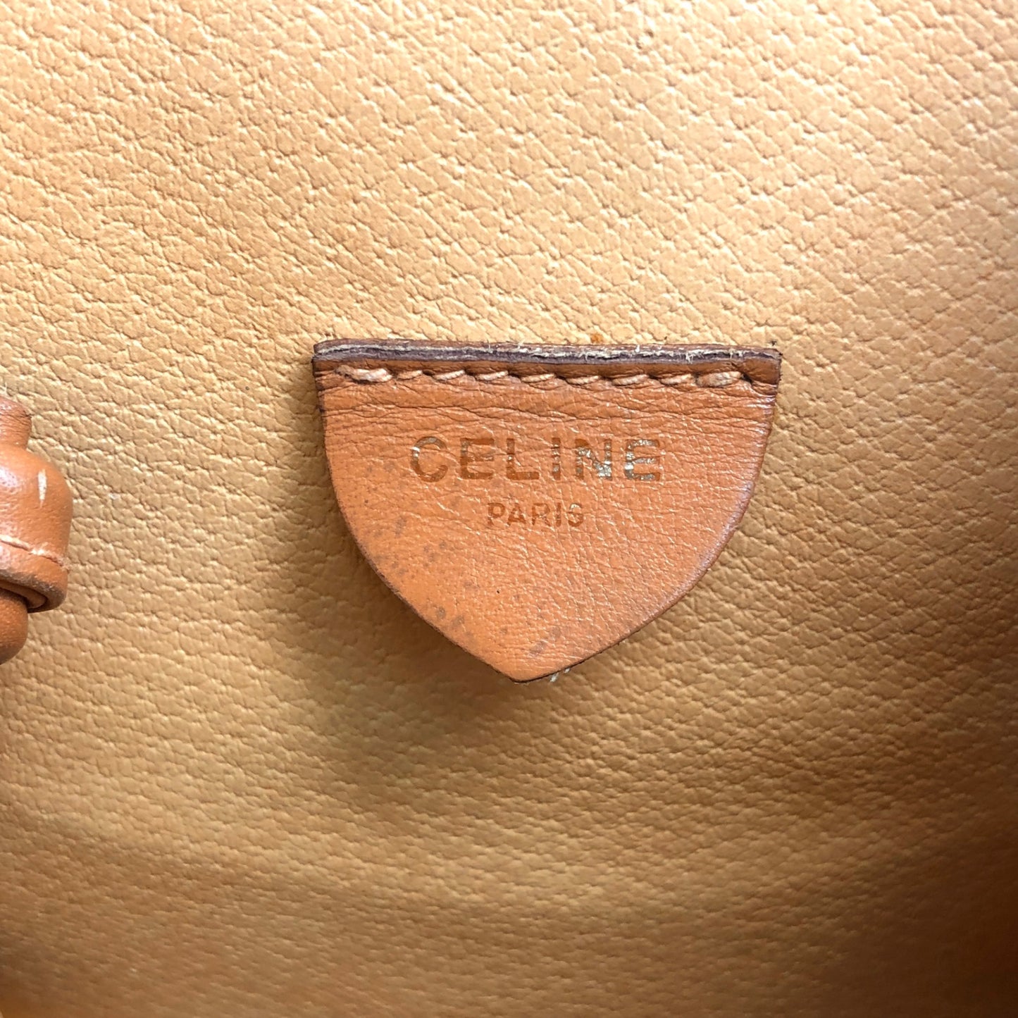 CELINE Macadam Blason Shoulder bag Brown Vintage ixr8dt