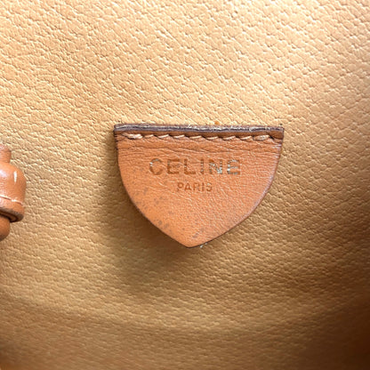 CELINE Macadam Blason Shoulder bag Brown Vintage ixr8dt