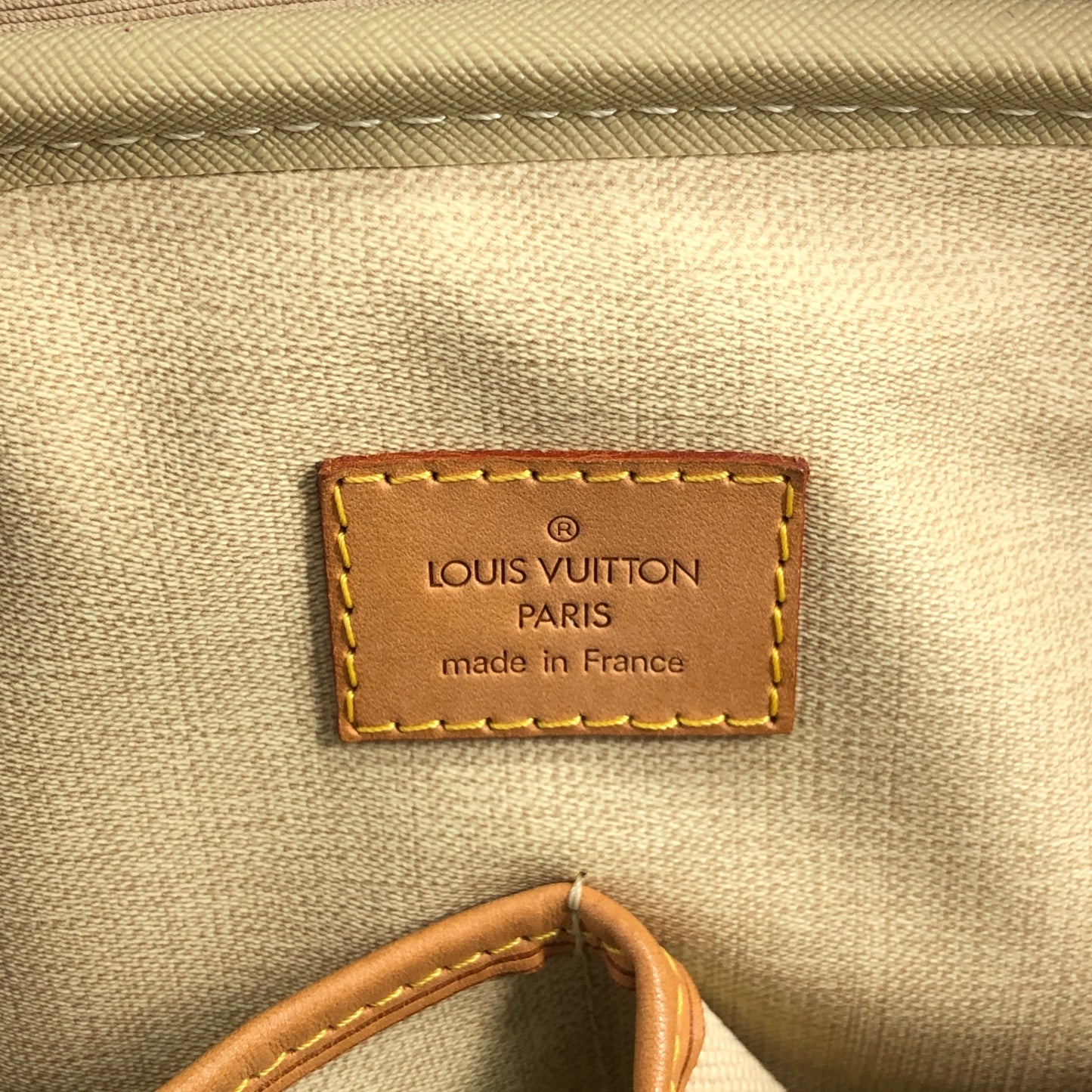 LOUIS VUITTON Monogram Handbag Brown Vintage wmhwus