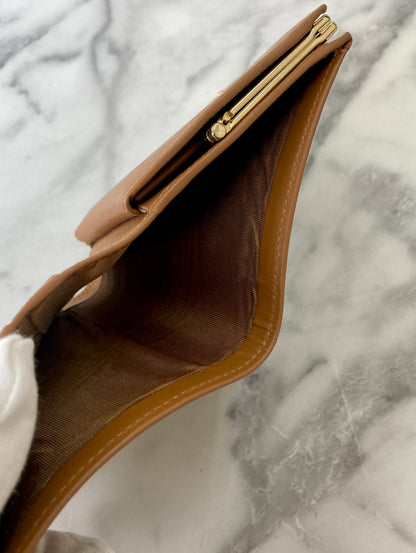 CELINE Macadam Blason 金屬扣折疊錢包 棕色 復古 8kr7tj 