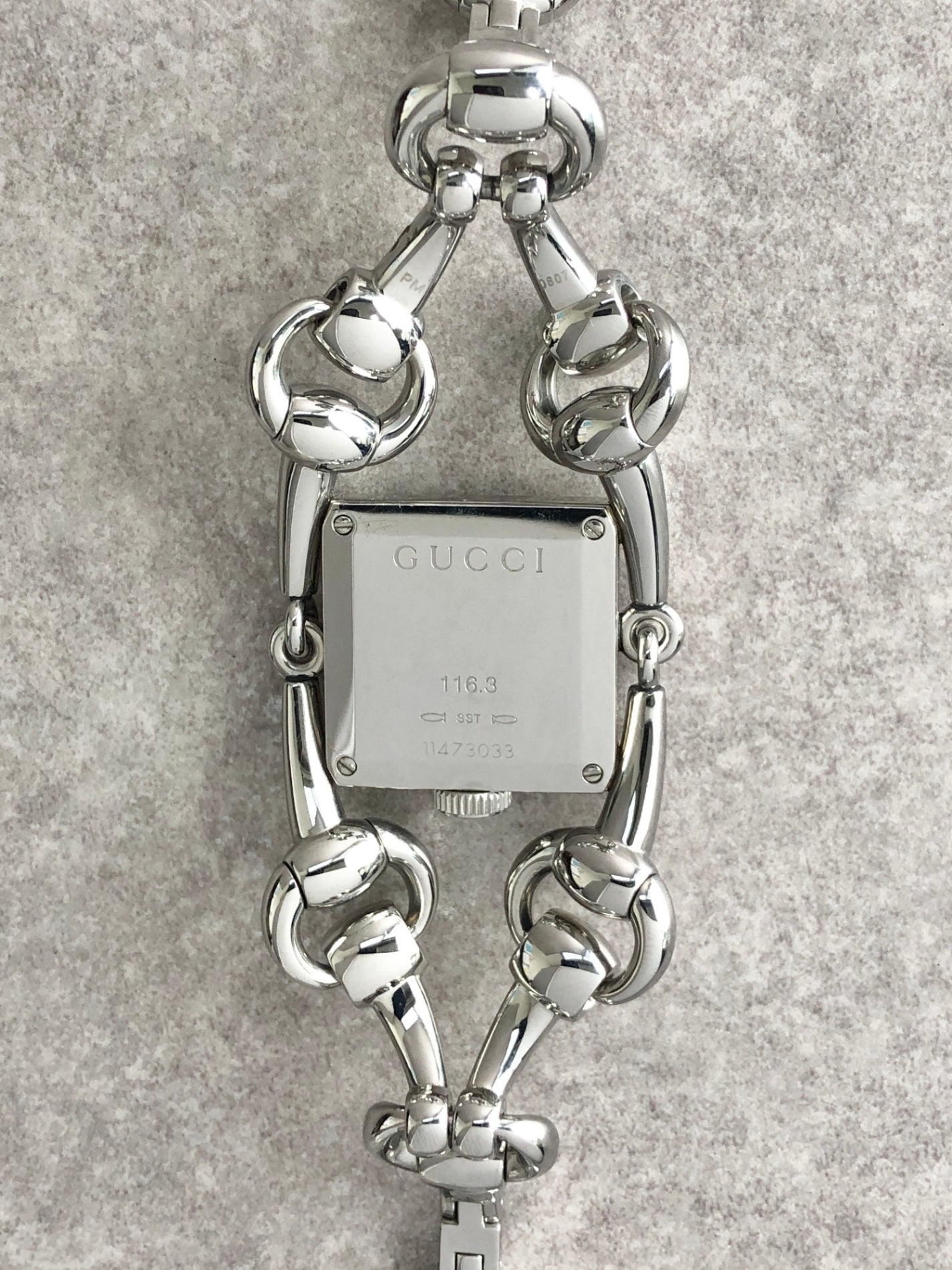 GUCCI Quartz Watch Silver116.3 Vintage irjv3i