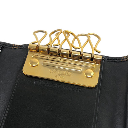 CELINE Macadam 6 Key Case Black Vintage i2ra8r