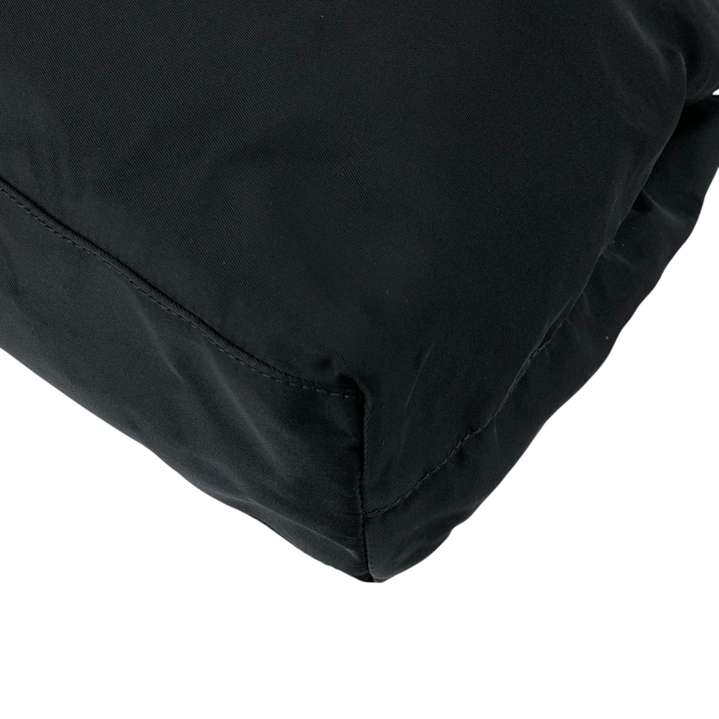 PRADA Tessuto Triangle Logo Totebag Black Vintage m6zub7