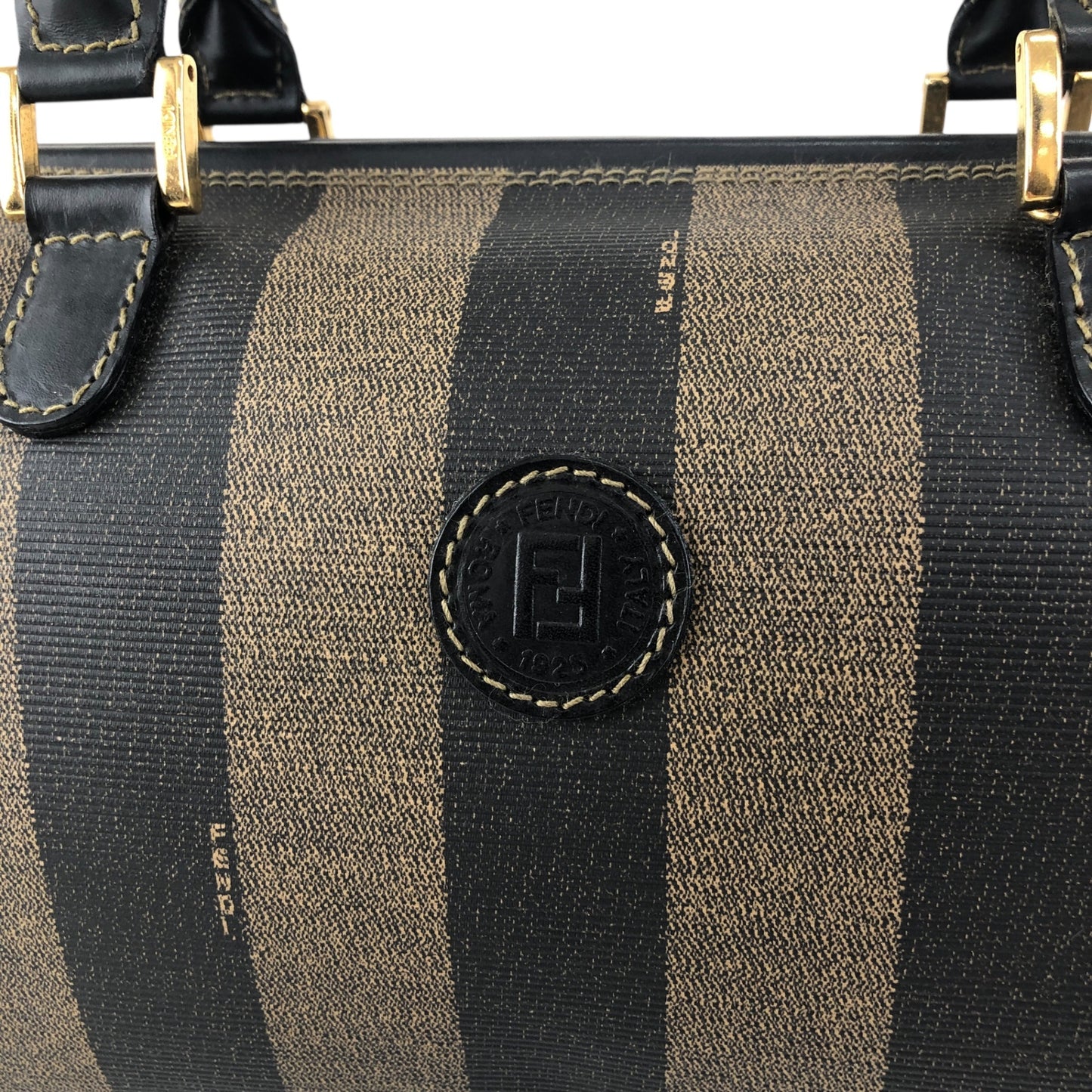 FENDI Two-way Boston bag Black Vintage 63dppy