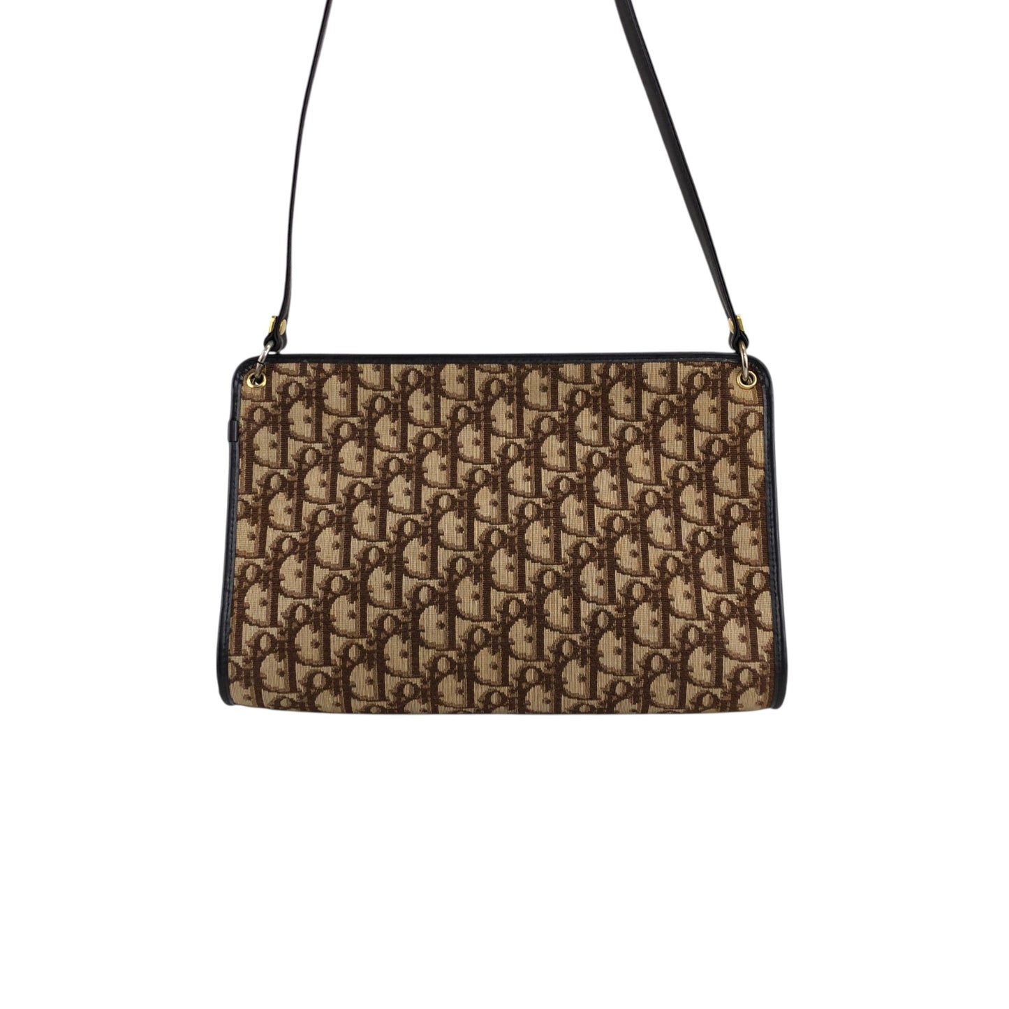 Christian Dior Trotter Shoulder bag Brown Vintage whe6e8