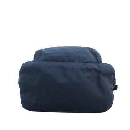 PRADA Triangle Logo Nylon Leather Backpack Navy Vintage 8jeijv