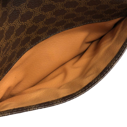 CELINE Macadam Triomphe Shoulder bag Brown Vintage 8c7giv