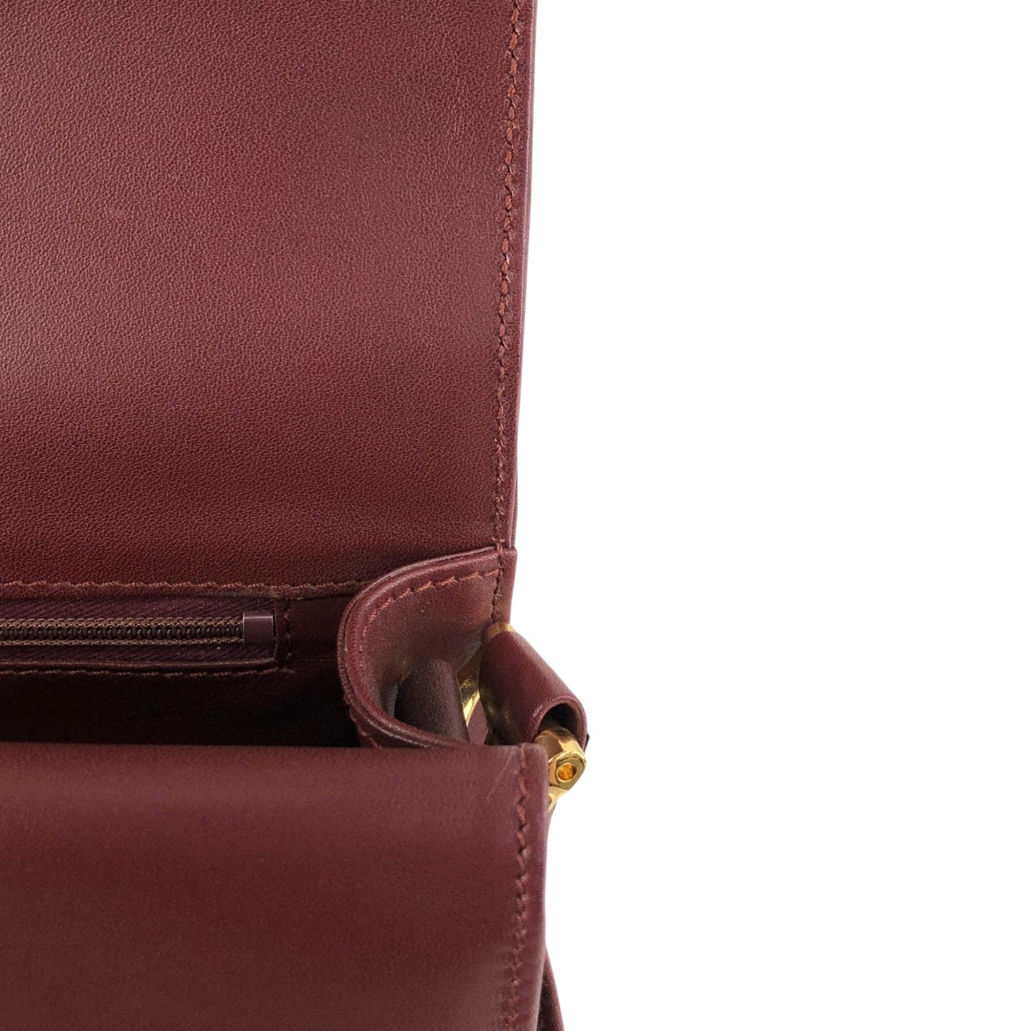Cartier Shoulder bag Bordeaux Vintage 3m6y5t