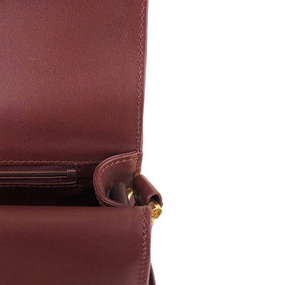 Cartier Shoulder bag Bordeaux Vintage 3m6y5t