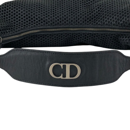 Christian Dior CD Logo Shoulder bag Hobobag Black Vintage psjdu3