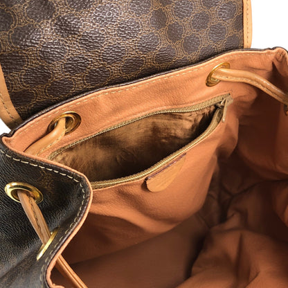 CELINE Macadam Gancini Backpack Brown Vintage sgrzzt