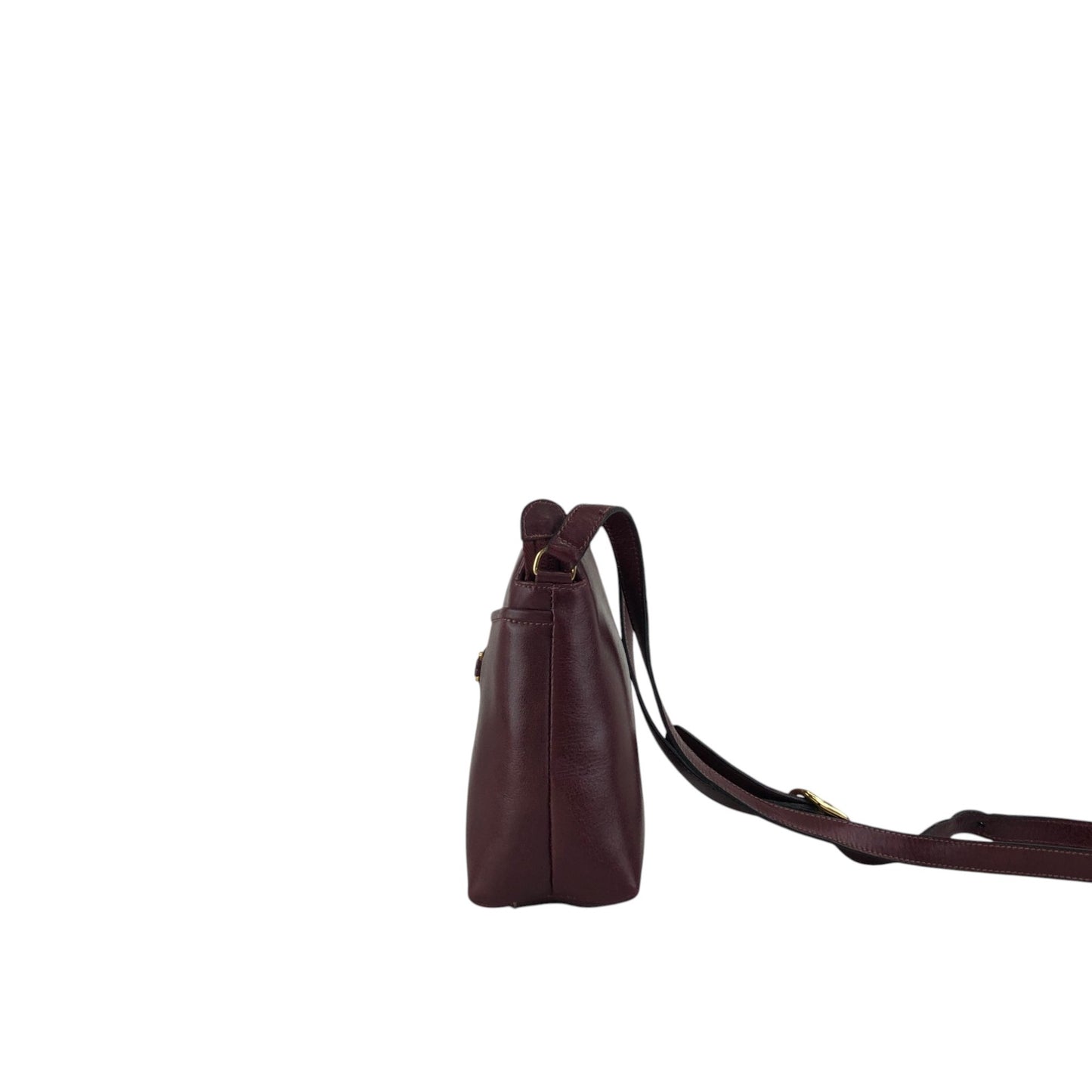 CELINE Triomphe Shoulder bag Bordeaux Vintage a62ugb