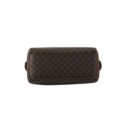 CELINE Macadam Blason Two-way Small Boston bag Shoulder bag Brown Vintage raubfw