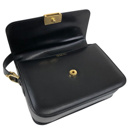 CELINE Blason Shoulder bag Black Vintage iw3njy