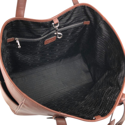 LOEWE Logo Embossed Totebag Brown Vintage 6rmryp